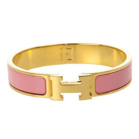 charniere bracelet hermes|Hermes bracelet pink and gold.